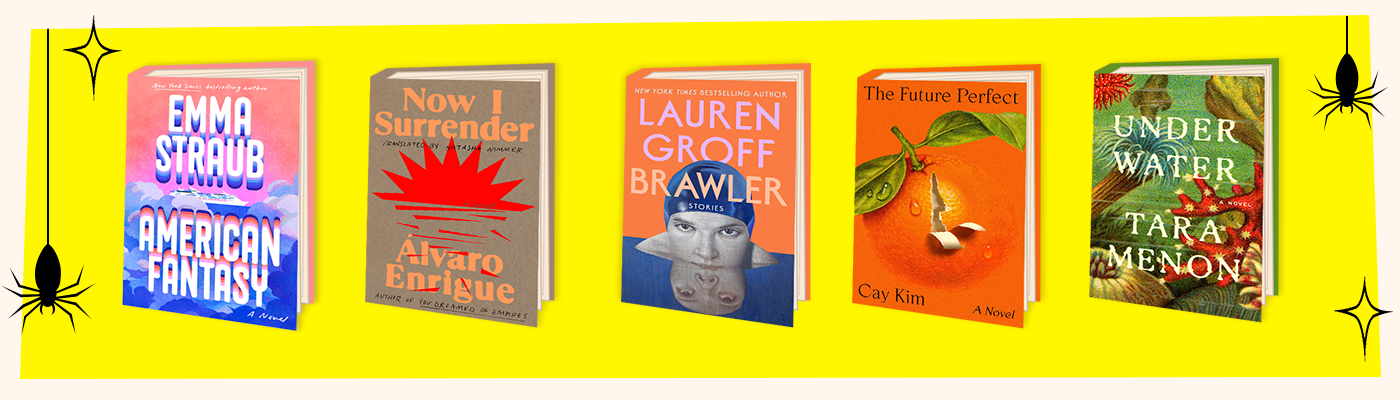 Book covers from the authors.